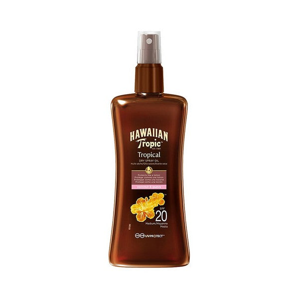 Suojaava öljy Coconut & Guava Hawaiian Tropic Spf 20 (200 ml)