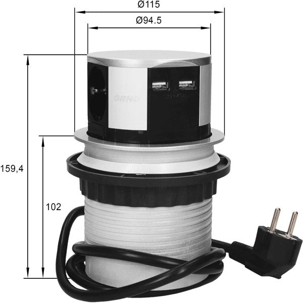 Pistoke AE-1342(GS) (Kunnostetut Tuotteet A+)