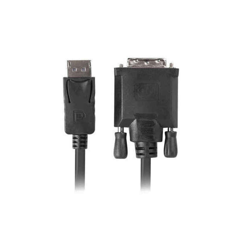 DisplayPort-kaapeli Lanberg CA-DPDV-10CU-0018-BK Musta