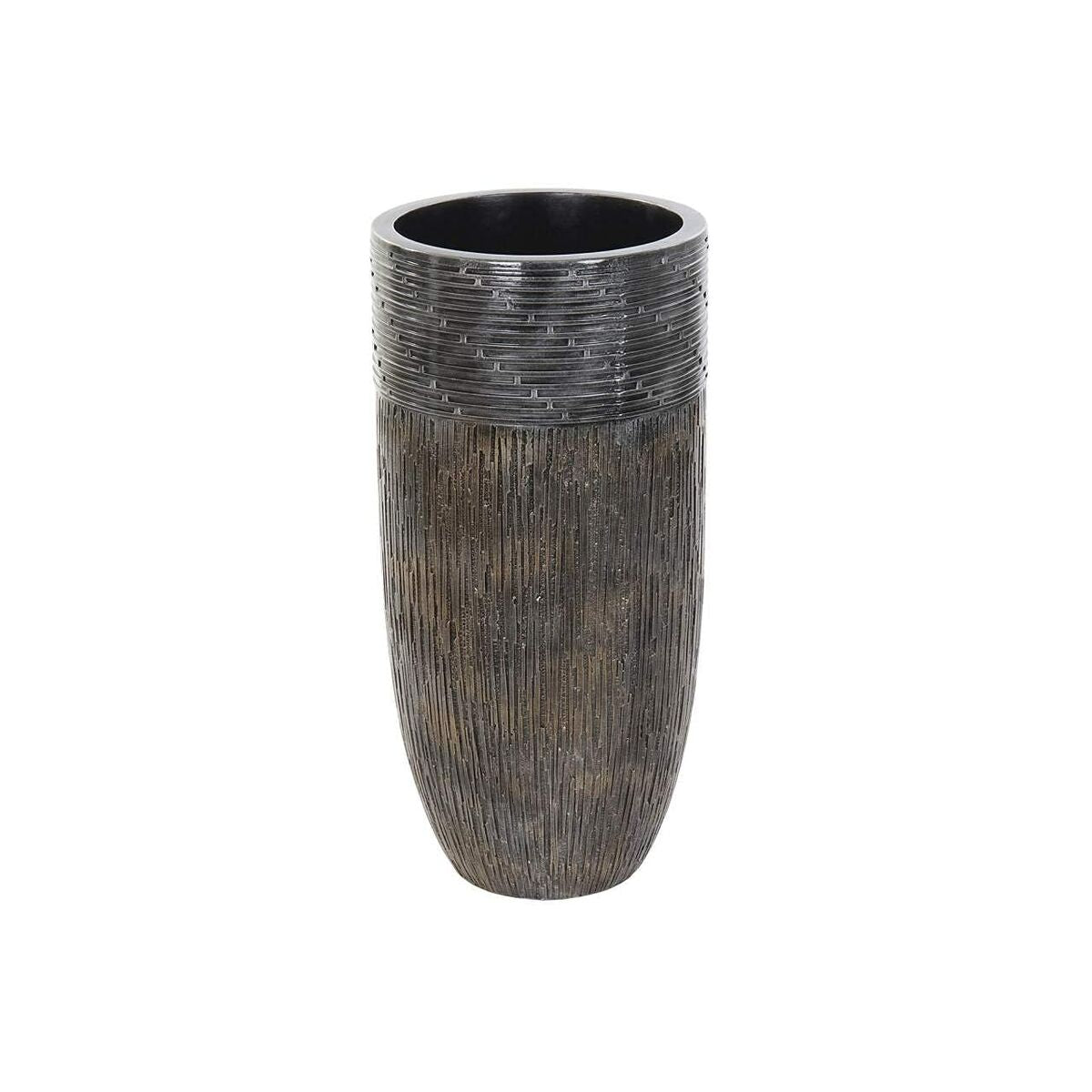 Maljakko DKD Home Decor Kullattu Kuitu