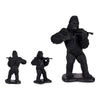 Koristehahmo Gorilla Musta Hartsi (17 x 41 x 30 cm)
